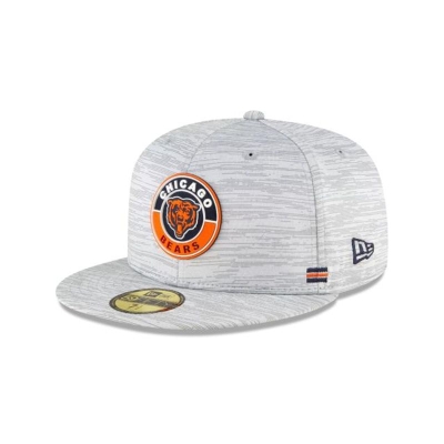 Chicago Bears Gorra | New Era NFL Fall Sideline Historic 59fifty Fitted Cap Mexico - Grises